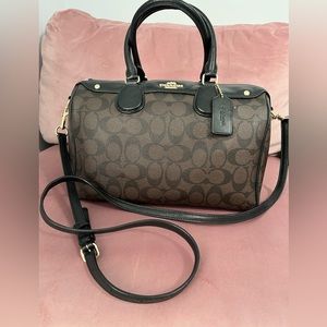 Coach Rowan Satchel Signature Canvas